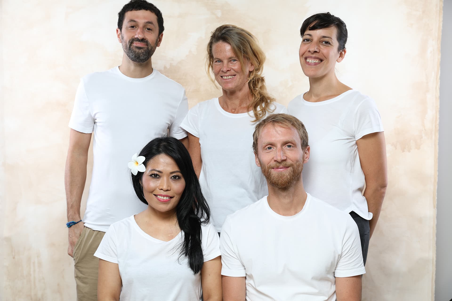 Masseuses in a group photo